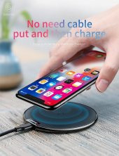 Baseus Apple iPhone X 8 8 Plus iX Masaüstü Kablosuz Şarj Standı - 3