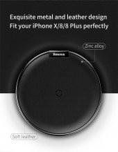 Baseus Apple iPhone X 8 8 Plus iX Masaüstü Kablosuz Şarj Standı - 4