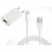 Apple iPhone 5 Şarj Aleti + Data Usb Kablo - 2