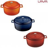 LAVA 24 cm TENCERE YUVARLAK 24CM TRENDY DERIN-KIRMIZI RENK - 1
