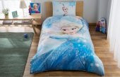 TAÇ Lisanslı Disney Frozen Elsa Glitter Nevresim Takımı Tek Kişilik - 1