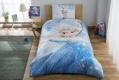 TAÇ Lisanslı Disney Frozen Elsa Glitter Nevresim Takımı Tek Kişilik - 2