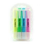 DUHU SPOTLİNER FOSFORLU KALEM 4 LÜ SET - 1