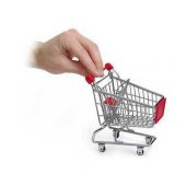 Metal Mini Alışveriş Arabası Market Arabası - 1