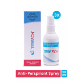 3 KUTU Tereson ElAyak ve Koltuk Altı Terleme Önleyici 50 ml HEDİYELİ - 1
