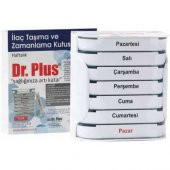 Dr.Plus DR-0358 Haftalık İlaç Saklama Kutusu 7x24 - 1
