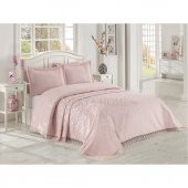 Derya Home Çift Kişilik Seda Yatak Örtüsü Pudra - 1