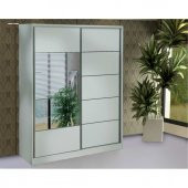 Aynalı Sürgülü Dolap Gardrop mdf 200cm - 1