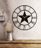 Metal Duvar Dekoru Converse Saat - 4