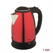 King K-569R Lena Kırmızı Çelik Kettle - 1