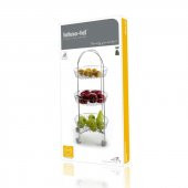 Tekno Tel Üç Katlı Meyve Sebze Sepeti Sebzelik Krom MG 001 - 3