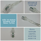 200 İĞNELİ MİNİ DERMAROLLER DUDAK DOLGUNLAŞTIRICI SERUM HEDİYELİ - 1