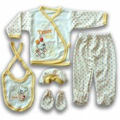 32139 LUXELINE - ORGANİK 100 PAMUK 5 Parça Zıbın takımı - 2