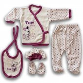 32139 LUXELINE - ORGANİK 100 PAMUK 5 Parça Zıbın takımı - 3