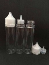 50 Adet Orjinal Gorilla 60 ML Likit Şişesi - Plastik Boş Likit Şi - 2