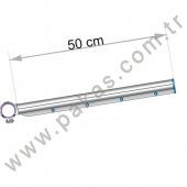 Pakas Balkon Çamaşır Kurutma Askısı Yuvarlak Küpeşte Pks 01 Bronz - 2