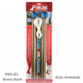 Pakas Balkon Çamaşır Kurutma Askısı Yuvarlak Küpeşte Pks 01 Bronz - 5