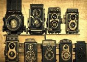 Kamera retro Ahşap Eskitme Tablo Ev,cafe,ofis dekorasyonu - 1