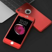 iPhone 8 360 Derece Kılıf Full Koruma + Kırılmaz Camlı - 2