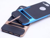 İPhone 7 Mavi Stantlı Kılıf - 4