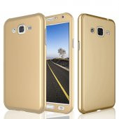 Samsung J7 2015/ J7 Core 360 Tam Koruma kılıf +Ekran Koruyucu Cam - 4