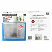 21640ES KOZMETİK''MAKYAJ ORGANİZER KENDİNDEN YAPIŞKANLI 12X6X10CM - 6