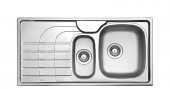 UKİNOX EVYE 1000X500 0.80MM TEZGAHA SIFIR 1.5 GÖZ DÜZ SOL DAMLALI - 1