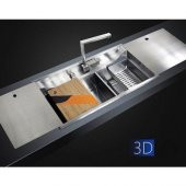 CRAUF ANKASTRE ÇELİK EVYE VETRO VTR 8888 SET - 2