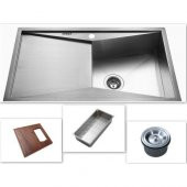 CRAUF ÖZEL TASARIM ANKASTRE ÇELİK EVYE SPECİALE SPE 5602 SOL SET - 1