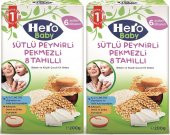 Hero Baby 200Gr Sütlü Peynirli Pekmezli 8 Tahıllı 2 Li Set Kaşık Maması - 1