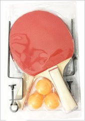 Masa Tenisi Komple Seti - 2 Raketi + 3 Pinpon Topu + File - 2