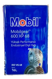 MOBİL GEAR 600 XP 68 DİŞLİ YAĞI - TENEKE 16 LİTRE - 1