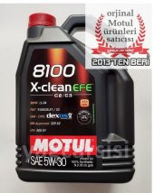 MOTUL 8100 X-CLEAN EFE 5W30 - 5 LİTRE C2/C3 DPF - 1