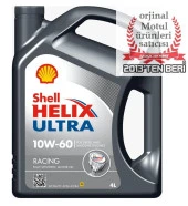 SHELL HELİX ULTRA RACİNG 10W60 - 4 LİTRE thumbnail 1