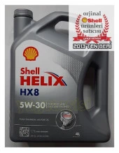 SHELL HELİX HX8 5W30 - 4 LİTRE RN 0700 0710 VW 502 00/505 00 API SN PLUS - 1