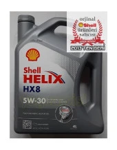 SHELL HELİX HX8 5W30 - 4 LİTRE RN 0700 0710 VW 502 00/505 00 API SN PLUS - 6