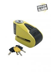 AUVRAY MOTOSİKLET KİLİT ALARM DISC LOCK  B-LOCK-06 YELLOW/BLACK - 1