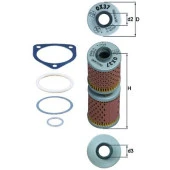 OX 37D MAHLE BMW  R 80-R 100 MOTOSİKLET YAĞ FİLTRESİ thumbnail 2