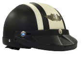 Motorsiklet Kaskı Harley Davidson Stili Deri Kask - 1