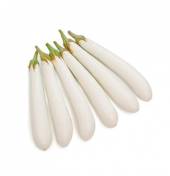 Eko Paket 25 Tohum Endonezya Beyaz Kemer Patlıcan Tohumu + Süpri thumbnail 1