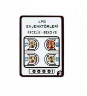LPG OCAK MEMESİ ENJEKTÖR 4LÜ Set arcelık beko  uyumlu lpg tup - 2
