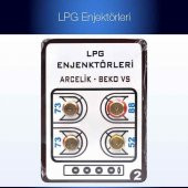 LPG OCAK MEMESİ ENJEKTÖR 4LÜ Set arcelık beko  uyumlu lpg tup - 3