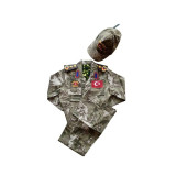 ERKEK ÇOCUK ASKER KOMANDO KIYAFETİ KOSTÜM - 2