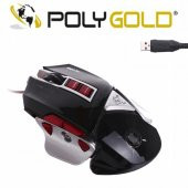 POLYGOLD PG-902 USB OYUN MOUSE 9D MACROLU IŞIKLI - 1
