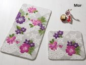 Confetti Tropical 2li Set Klozet Takımı Kaymaz Banyo Paspası - 2