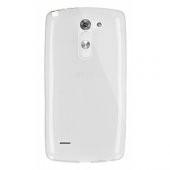LG G3 Kılıf Soft Silikon Şeffaf Arka Kapak - 1