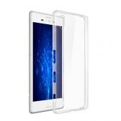 Sony Xperia T2 Ultra Kılıf Soft Silikon Şeffaf Arka Kapak - 1