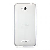 HTC Desire 616 Kılıf Soft Silikon Şeffaf Arka Kapak - 1