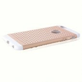 iPhone 6 Plus Metal Delikli Arka Kapak Gold - 2
