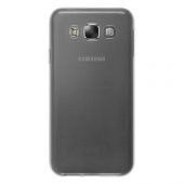 Samsung Galaxy E5 (E500) Kılıf Soft Silikon Şeffaf Arka Kapak - 1
